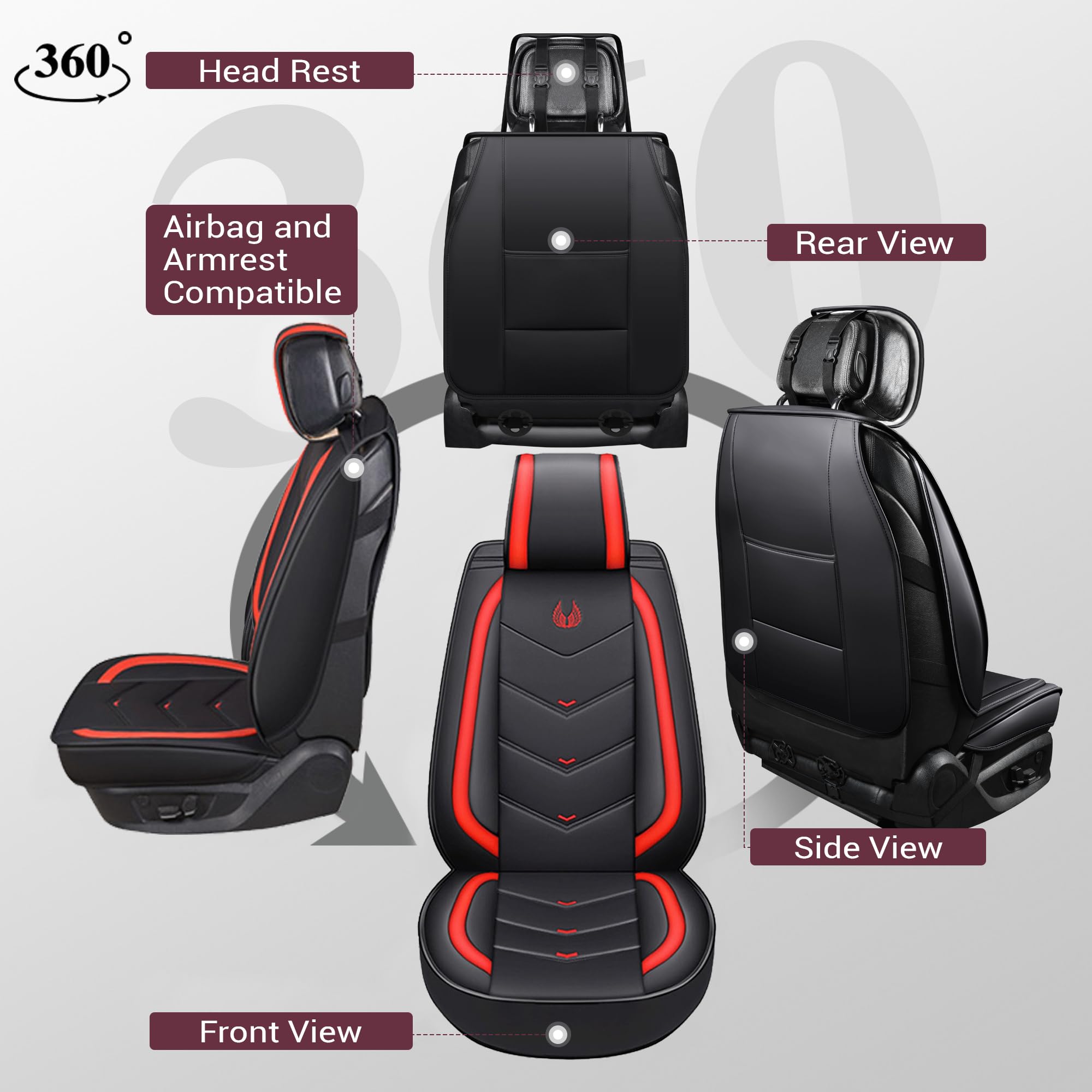 Amazon | OASIS AUTO カーシートカバー アクセサリー フルセット